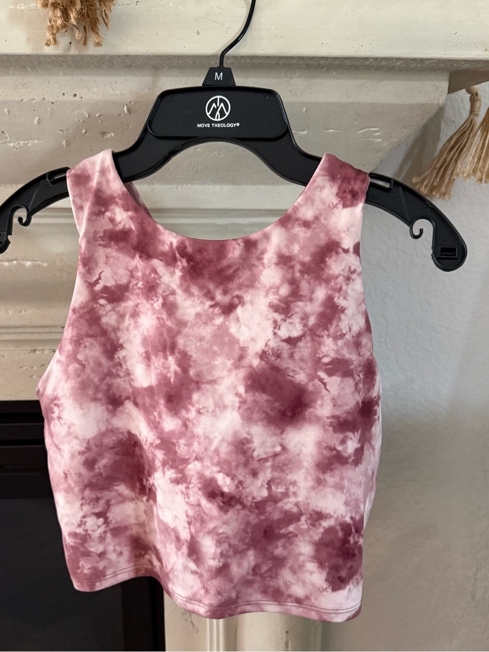 Athleta tie dye conscious bra crop top medium